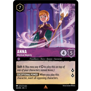 Anna - Mystical Majesty 46/204 Disney Lorcana TCG Shimmering Skies