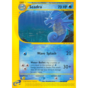 Seadra 58/147 Pokemon TCG E-Card Aquapolis