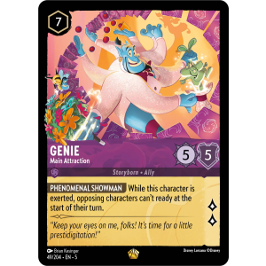 Legendary Genie - Main Attraction 49/204 Disney Lorcana TCG Shimmering Skies