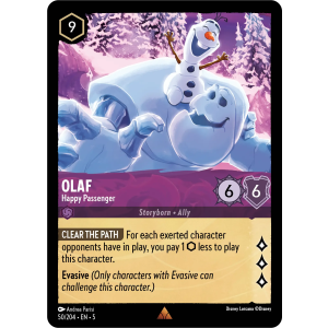 Olaf - Happy Passenger 50/204 Disney Lorcana TCG Shimmering Skies