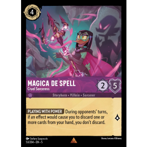 Magica De Spell - Cruel Sorceress 53/204 Disney Lorcana TCG Shimmering Skies