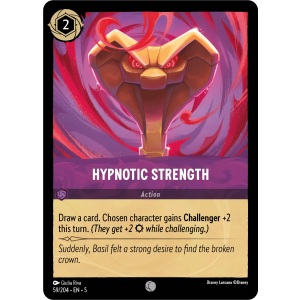 Hypnotic Strength 59/204 Disney Lorcana TCG Shimmering Skies