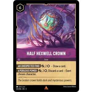 Half Hexwell Crown 65/204 Disney Lorcana TCG Shimmering Skies