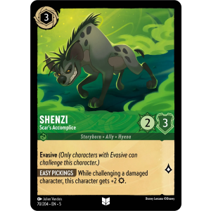 Shenzi - Scar's Accomplice 70/204 Disney Lorcana TCG Shimmering Skies