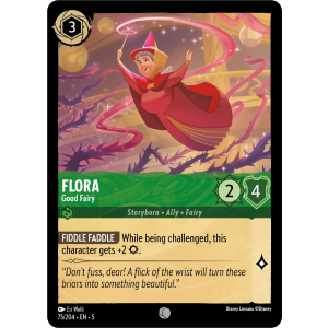 Flora - Good Fairy 75/204 Disney Lorcana TCG Shimmering Skies