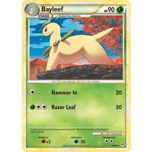 Bayleef 40/95 Pokemon TCG HeartGold & SoulSilver Call of Legends