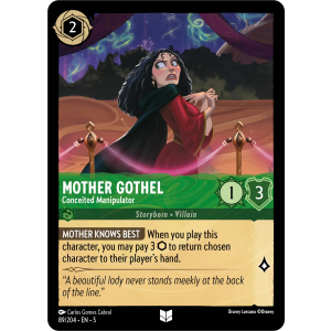 Mother Gothel - Conceited Manipulator 89/204 Disney Lorcana TCG Shimmering Skies