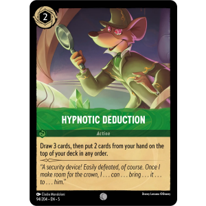 Hypnotic Deduction 94/204 Disney Lorcana TCG Shimmering Skies