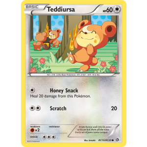 Teddiursa RC15/113 Pokemon TCG Black & White Legendary Treasures