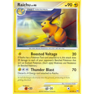 Raichu 27/99 Pokemon TCG Platinum Arceus