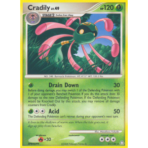 Cradily 21/146 Pokemon TCG Diamond & Pearl Legends Awakened