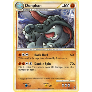 Donphan 42/95 Pokemon TCG HeartGold & SoulSilver Call of Legends