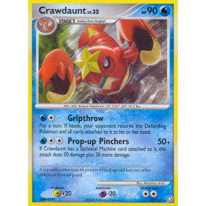 Crawdaunt 22/146 Pokemon TCG Diamond & Pearl Legends Awakened