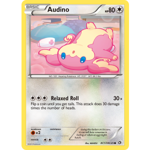 Audino RC17/113 Pokemon TCG Black & White Legendary Treasures