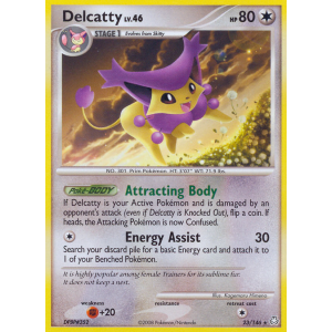 Delcatty 23/146 Pokemon TCG Diamond & Pearl Legends Awakened