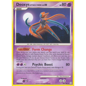 Deoxys Attack Forme 24/146 Pokemon TCG Diamond & Pearl Legends Awakened