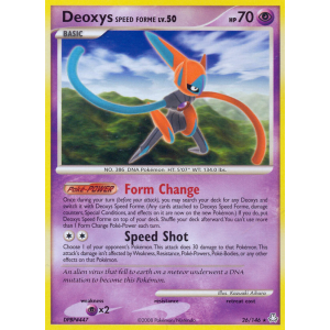 Deoxys Speed Forme 26/146 Pokemon TCG Diamond & Pearl Legends Awakened