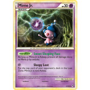 Mime Jr. 47/95 Pokemon TCG HeartGold & SoulSilver Call of Legends