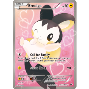 Rare Ultra Emolga RC23/113 Pokemon TCG Black & White Legendary Treasures