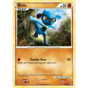 Riolu 50/95 Pokemon TCG HeartGold & SoulSilver Call of Legends