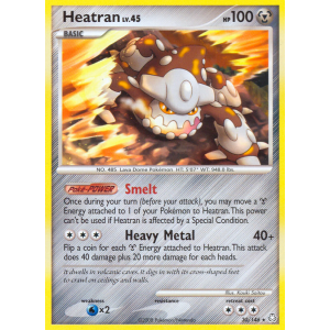 Heatran 30/146 Pokemon TCG Diamond & Pearl Legends Awakened