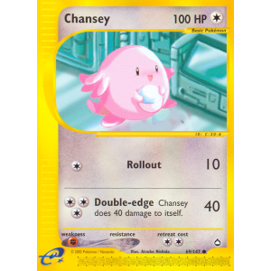 Chansey 69/147 Pokemon TCG E-Card Aquapolis