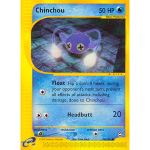 Chinchou 70/147 Pokemon TCG E-Card Aquapolis