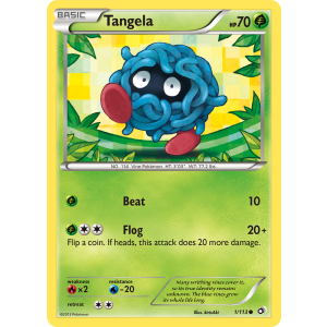 Tangela 1/113 Pokemon TCG Black & White Legendary Treasures