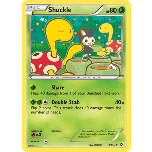 Shuckle 3/113 Pokemon TCG Black & White Legendary Treasures