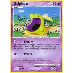 Gulpin 40/99 Pokemon TCG Platinum Arceus