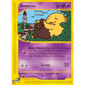 Drowzee 74/147 Pokemon TCG E-Card Aquapolis