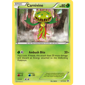 Carnivine 5/113 Pokemon TCG Black & White Legendary Treasures