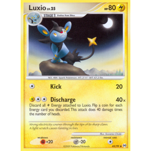 Luxio 43/99 Pokemon TCG Platinum Arceus