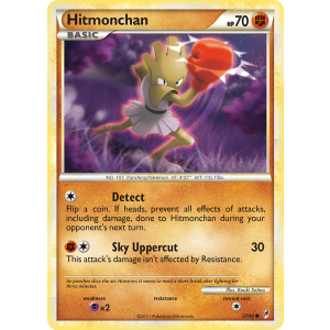 Hitmonchan 57/95 Pokemon TCG HeartGold & SoulSilver Call of Legends