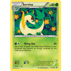 Servine 7/113 Pokemon TCG Black & White Legendary Treasures