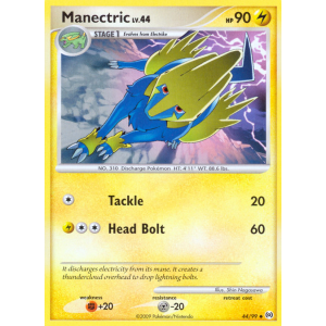 Manectric 44/99 Pokemon TCG Platinum Arceus