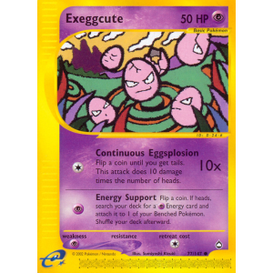 Exeggcute 77/147 Pokemon TCG E-Card Aquapolis