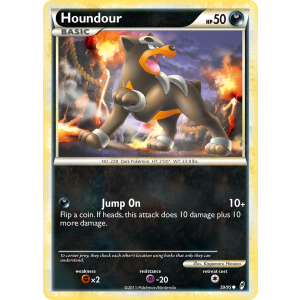 Houndour 59/95 Pokemon TCG HeartGold & SoulSilver Call of Legends