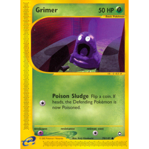 Grimer 79/147 Pokemon TCG E-Card Aquapolis