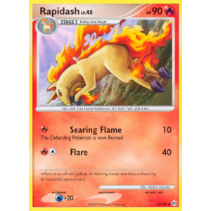 Rapidash 47/99 Pokemon TCG Platinum Arceus