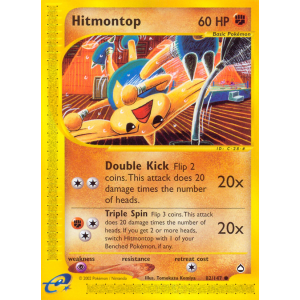 Hitmontop 82/147 Pokemon TCG E-Card Aquapolis