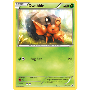 Dwebble 13/113 Pokemon TCG Black & White Legendary Treasures