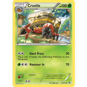 Crustle 14/113 Pokemon TCG Black & White Legendary Treasures