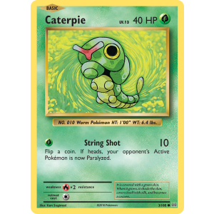 Caterpie 3/108 Pokemon TCG XY Evolutions