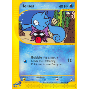 Horsea 84/147 Pokemon TCG E-Card Aquapolis