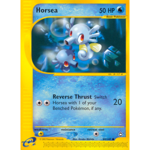 Horsea 85/147 Pokemon TCG E-Card Aquapolis