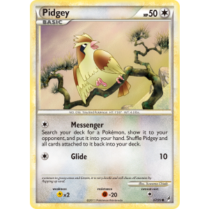 Pidgey 67/95 Pokemon TCG HeartGold & SoulSilver Call of Legends