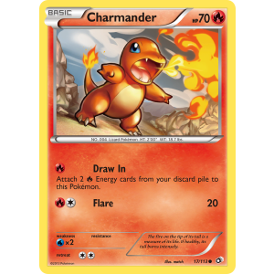 Charmander 17/113 Pokemon TCG Black & White Legendary Treasures