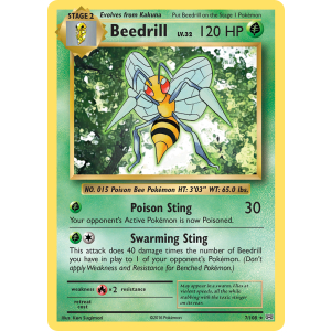 Beedrill 7/108 Pokemon TCG XY Evolutions