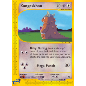 Kangaskhan 88/147 Pokemon TCG E-Card Aquapolis